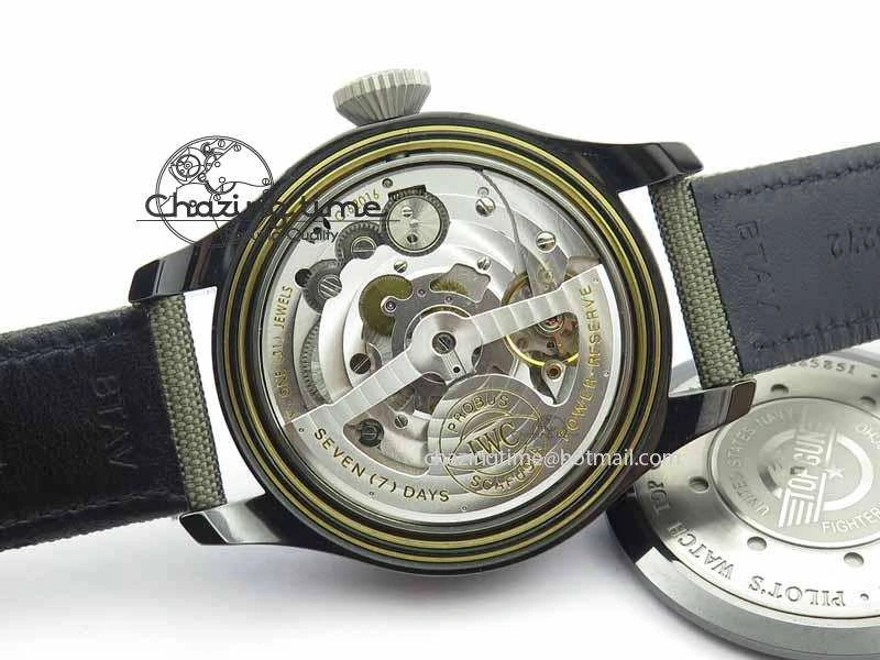 Big Pilot Real PR 48mm IW501902 Real Ceramic ZF 1:1 Best Edition On Green Nylon Strap A51111 V Durable 7249