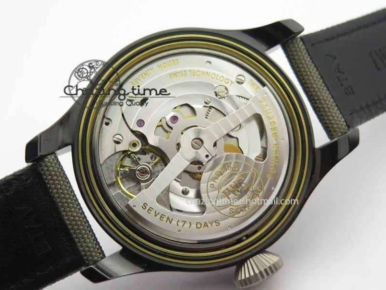 Big Pilot Real PR 48mm IW501902 Real Ceramic ZF 1:1 Best Edition On Green Nylon Strap A51111 V Durable 7249