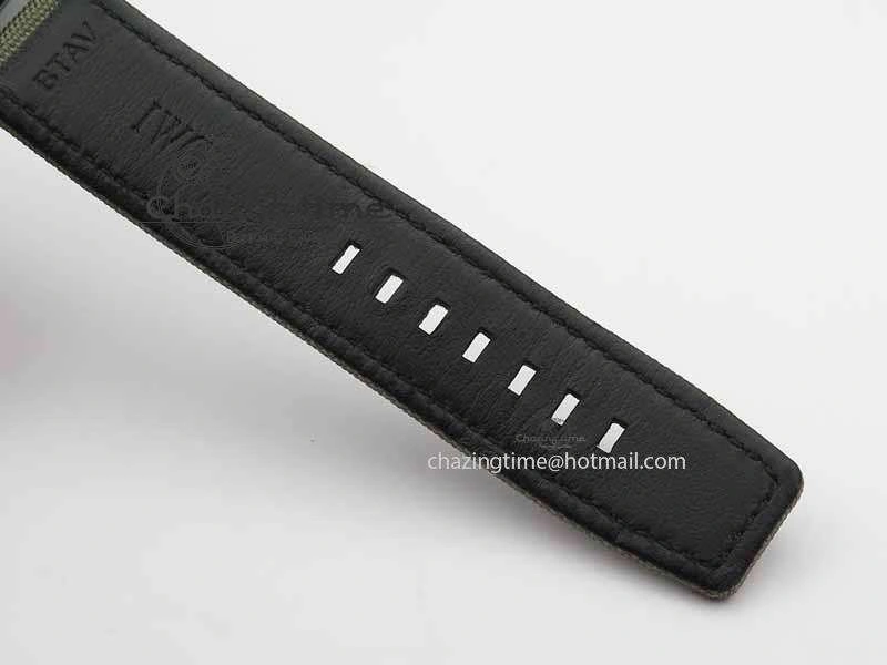 Big Pilot Real PR 48mm IW501902 Real Ceramic ZF 1:1 Best Edition On Green Nylon Strap A51111 V Durable 7249