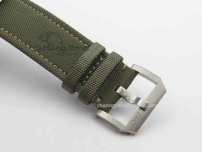 Big Pilot Real PR 48mm IW501902 Real Ceramic ZF 1:1 Best Edition On Green Nylon Strap A51111 V Durable 7249