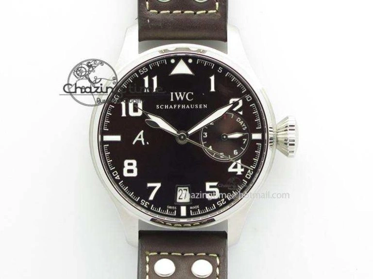 SoftTouch Big Pilot Real PR IW500422 ZF Best Edition Brown Dial On Brown Leather Strap A 7289