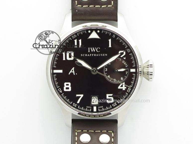 SoftTouch Big Pilot Real PR IW500422 ZF Best Edition Brown Dial On Brown Leather Strap A 7289