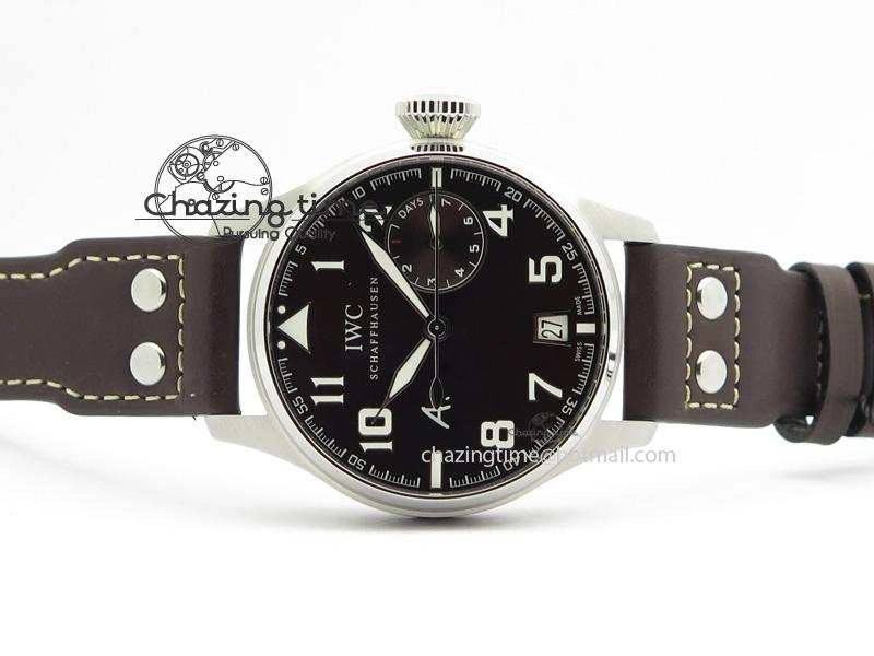 SoftTouch Big Pilot Real PR IW500422 ZF Best Edition Brown Dial On Brown Leather Strap A 7289