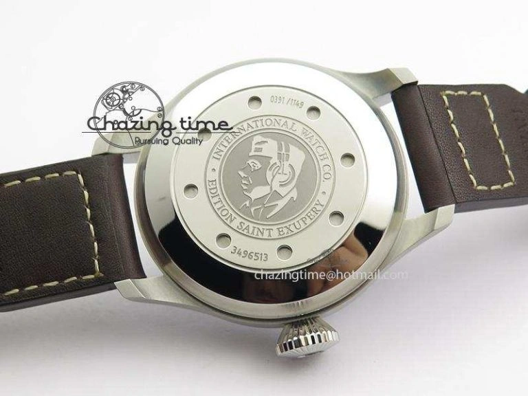 SoftTouch Big Pilot Real PR IW500422 ZF Best Edition Brown Dial On Brown Leather Strap A 7289