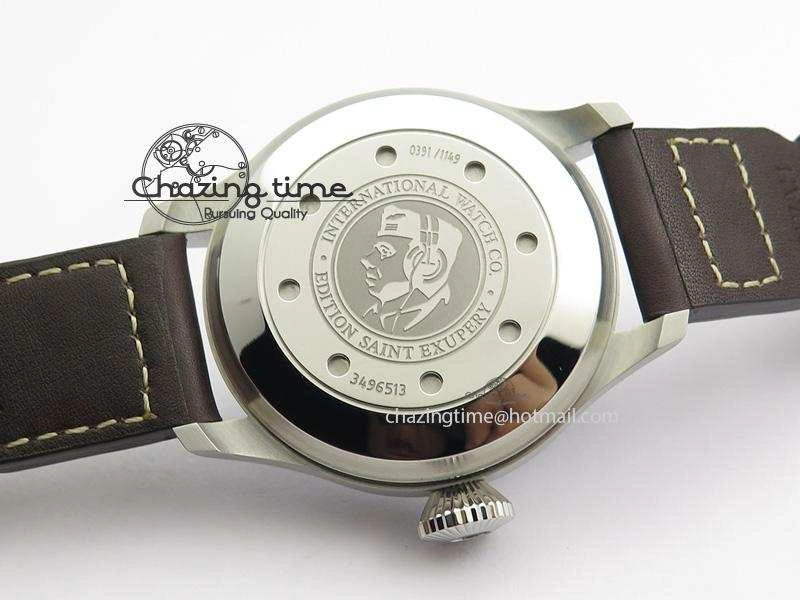 SoftTouch Big Pilot Real PR IW500422 ZF Best Edition Brown Dial On Brown Leather Strap A 7289