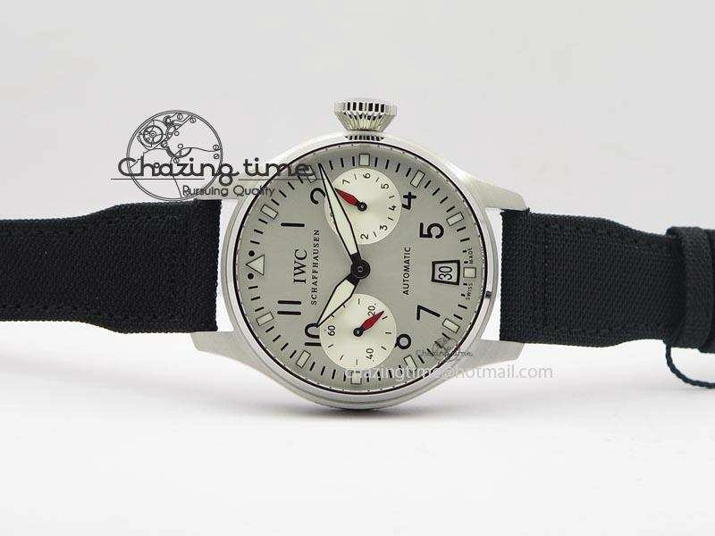 Snug Big Pilot Real PR IW500432 DFB Limited Edition ZF 1:1 Best Edition On Black Nylon Strap A 7276