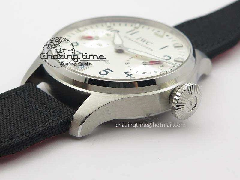 Snug Big Pilot Real PR IW500432 DFB Limited Edition ZF 1:1 Best Edition On Black Nylon Strap A 7276