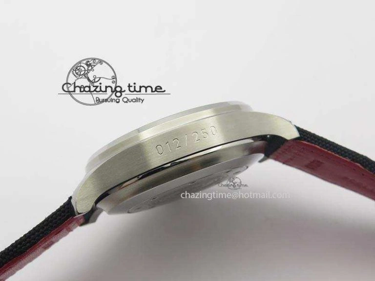 Snug Big Pilot Real PR IW500432 DFB Limited Edition ZF 1:1 Best Edition On Black Nylon Strap A 7276