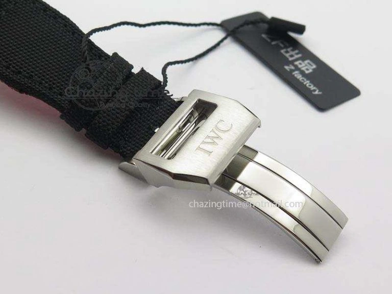 Snug Big Pilot Real PR IW500432 DFB Limited Edition ZF 1:1 Best Edition On Black Nylon Strap A 7276