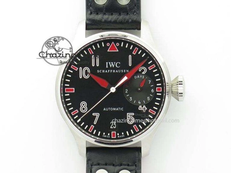 Big Pilot Real PR IW500433 “Muhammad Ali” ZF Best Edition On Black Leather Strap A Efficient 7294
