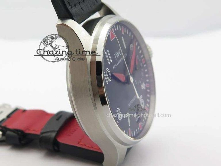 Big Pilot Real PR IW500433 “Muhammad Ali” ZF Best Edition On Black Leather Strap A Efficient 7294