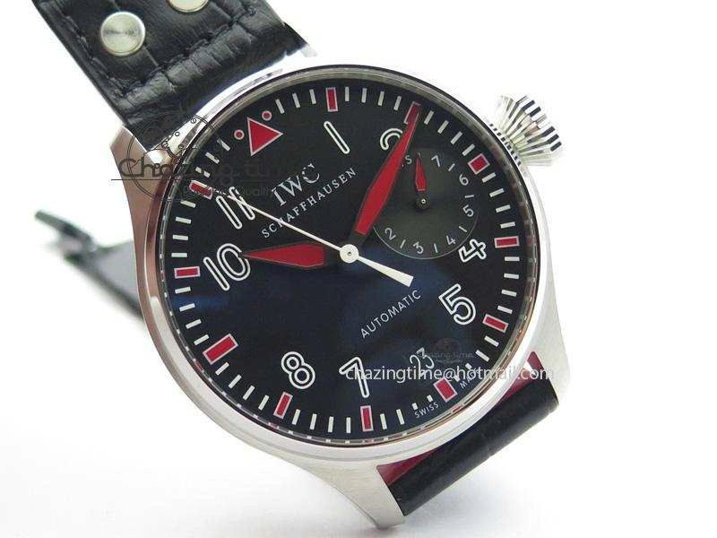 Big Pilot Real PR IW500433 “Muhammad Ali” ZF Best Edition On Black Leather Strap A Efficient 7294