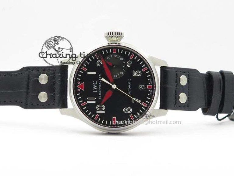 Big Pilot Real PR IW500433 “Muhammad Ali” ZF Best Edition On Black Leather Strap A Efficient 7294