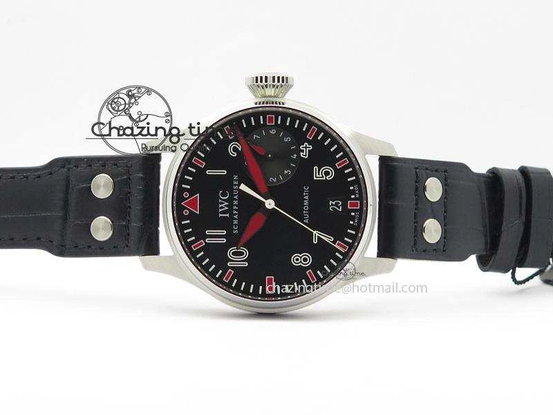 Big Pilot Real PR IW500433 “Muhammad Ali” ZF Best Edition On Black Leather Strap A Efficient 7294