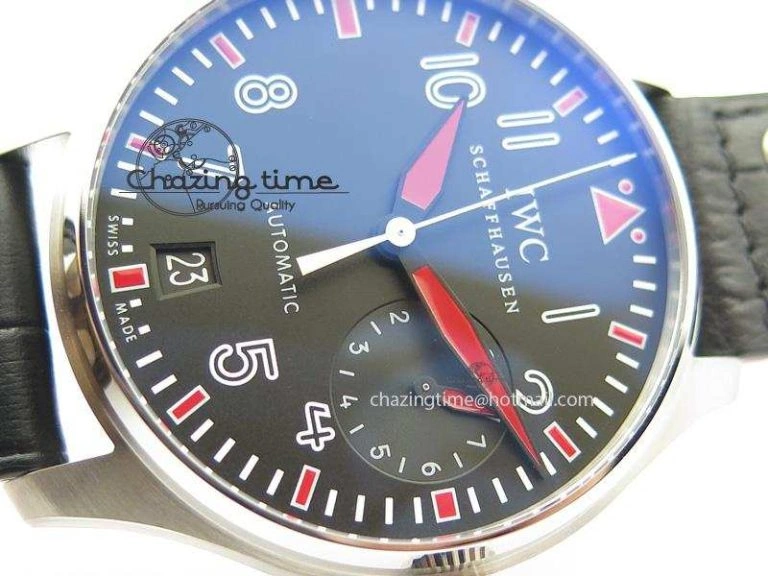 Big Pilot Real PR IW500433 “Muhammad Ali” ZF Best Edition On Black Leather Strap A Efficient 7294
