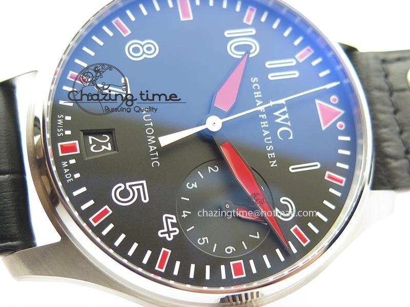 Big Pilot Real PR IW500433 “Muhammad Ali” ZF Best Edition On Black Leather Strap A Efficient 7294