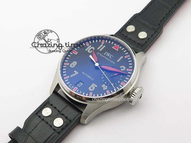 Big Pilot Real PR IW500433 “Muhammad Ali” ZF Best Edition On Black Leather Strap A Efficient 7294