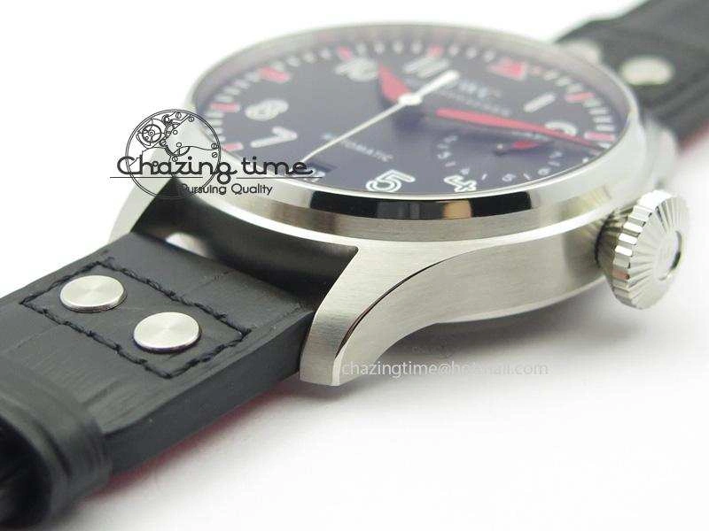 Big Pilot Real PR IW500433 “Muhammad Ali” ZF Best Edition On Black Leather Strap A Efficient 7294