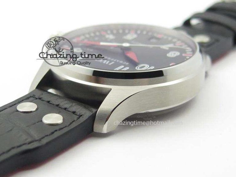 Big Pilot Real PR IW500433 “Muhammad Ali” ZF Best Edition On Black Leather Strap A Efficient 7294