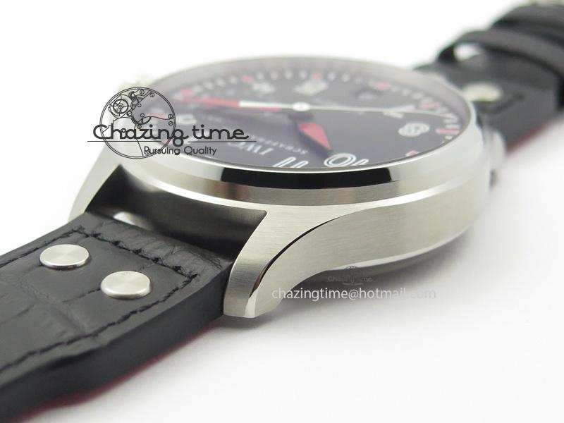 Big Pilot Real PR IW500433 “Muhammad Ali” ZF Best Edition On Black Leather Strap A Efficient 7294