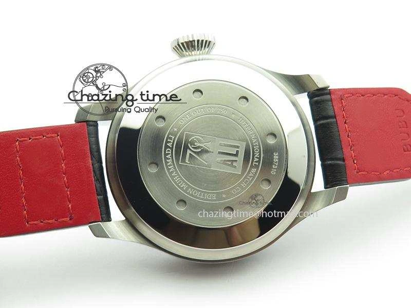 Big Pilot Real PR IW500433 “Muhammad Ali” ZF Best Edition On Black Leather Strap A Efficient 7294