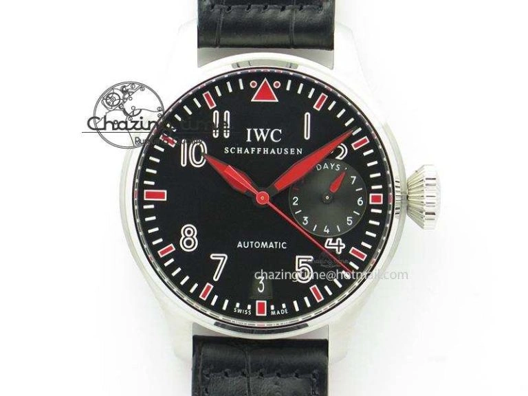 Big Pilot Real PR IW500435 “Muhammad Ali” ZF Best Edition On Black Leather Strap A Supportive 7295