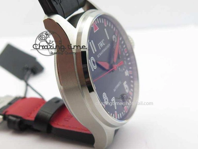 Big Pilot Real PR IW500435 “Muhammad Ali” ZF Best Edition On Black Leather Strap A Supportive 7295