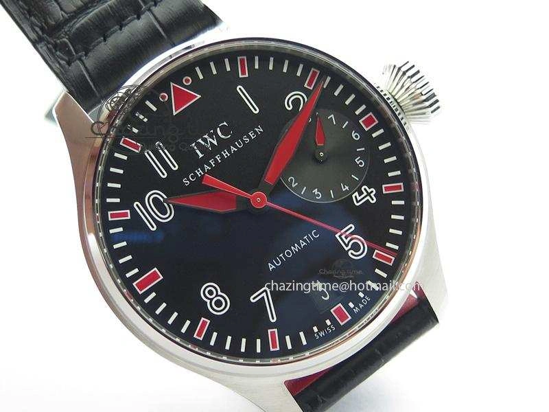 Big Pilot Real PR IW500435 “Muhammad Ali” ZF Best Edition On Black Leather Strap A Supportive 7295