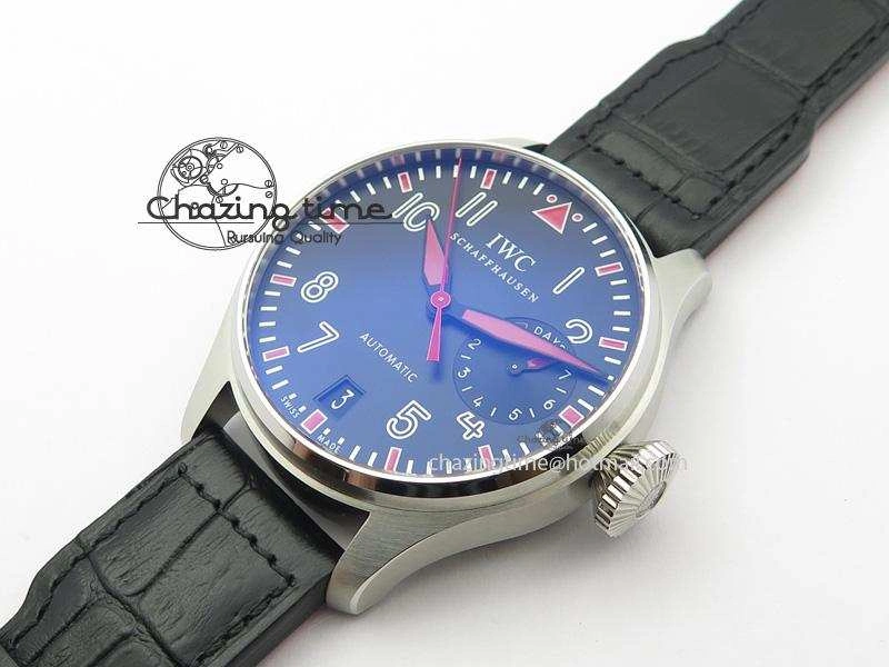 Big Pilot Real PR IW500435 “Muhammad Ali” ZF Best Edition On Black Leather Strap A Supportive 7295