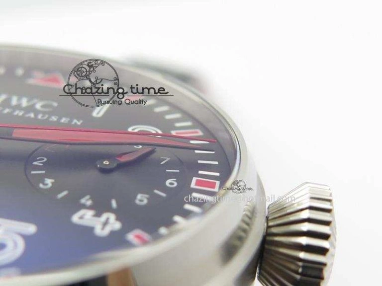 Big Pilot Real PR IW500435 “Muhammad Ali” ZF Best Edition On Black Leather Strap A Supportive 7295