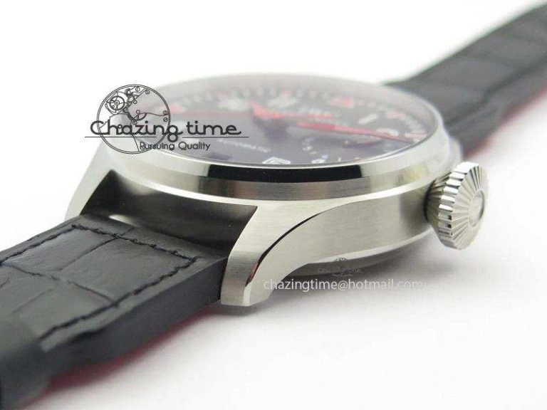 Big Pilot Real PR IW500435 “Muhammad Ali” ZF Best Edition On Black Leather Strap A Supportive 7295