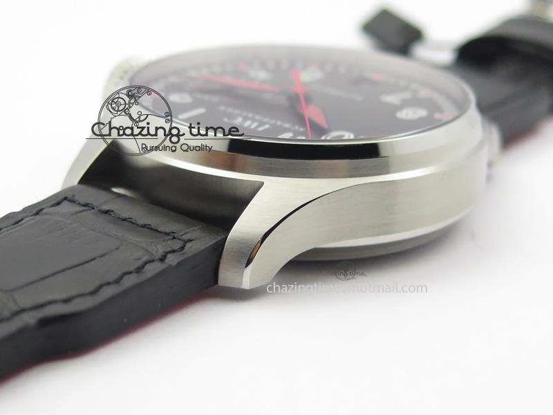 Big Pilot Real PR IW500435 “Muhammad Ali” ZF Best Edition On Black Leather Strap A Supportive 7295