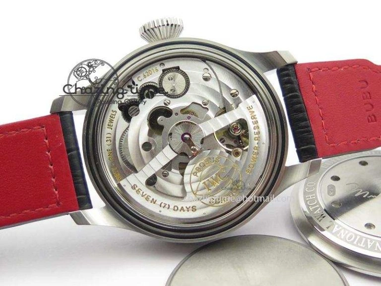 Big Pilot Real PR IW500435 “Muhammad Ali” ZF Best Edition On Black Leather Strap A Supportive 7295