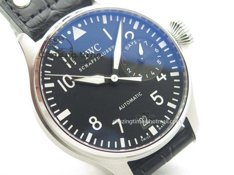 Big Pilot Real PR IW500901 ZF 1:1 Best Edition On Black Leather Strap A Trendsetting 7340