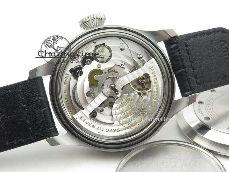 Big Pilot Real PR IW500901 ZF 1:1 Best Edition On Black Leather Strap A Trendsetting 7340