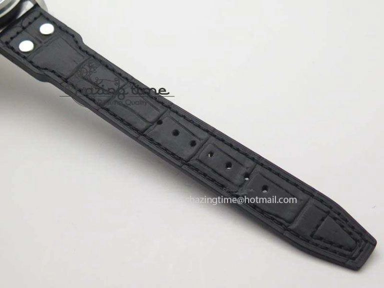 Original Big Pilot Real PR IW500906 ZF 1:1 Best Edition Silver Dial On Black Leather Strap A 7285