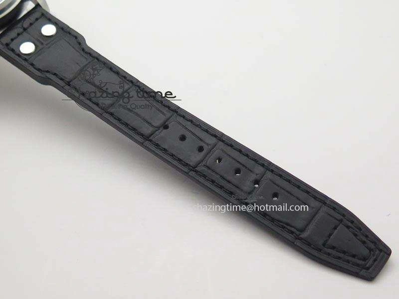 Original Big Pilot Real PR IW500906 ZF 1:1 Best Edition Silver Dial On Black Leather Strap A 7285