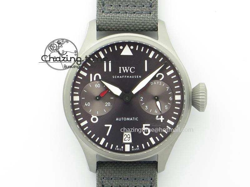 Big Pilot Real PR IW500910 “Patrouille Suisse” ZF 1:1 Best Edition On Gray Nylon Strap UrbanChic 7278