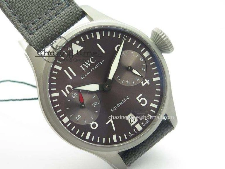 Big Pilot Real PR IW500910 “Patrouille Suisse” ZF 1:1 Best Edition On Gray Nylon Strap UrbanChic 7278