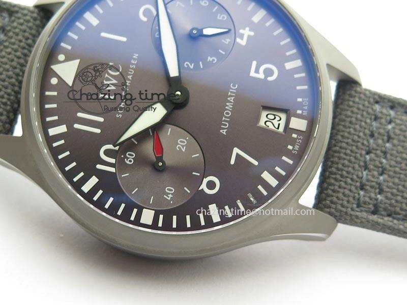 Big Pilot Real PR IW500910 “Patrouille Suisse” ZF 1:1 Best Edition On Gray Nylon Strap UrbanChic 7278