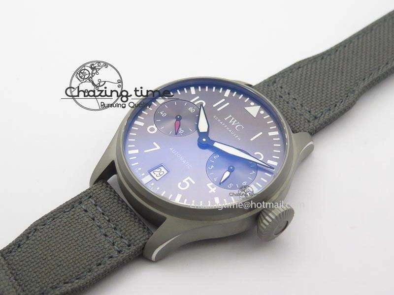 Big Pilot Real PR IW500910 “Patrouille Suisse” ZF 1:1 Best Edition On Gray Nylon Strap UrbanChic 7278