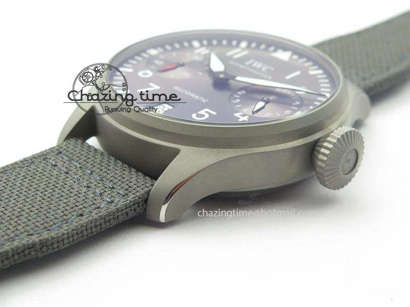 Big Pilot Real PR IW500910 “Patrouille Suisse” ZF 1:1 Best Edition On Gray Nylon Strap UrbanChic 7278
