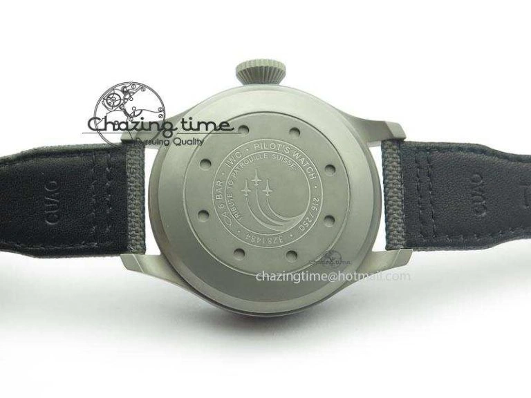 Big Pilot Real PR IW500910 “Patrouille Suisse” ZF 1:1 Best Edition On Gray Nylon Strap UrbanChic 7278