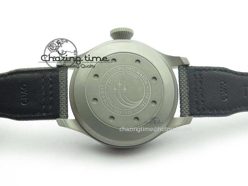 Big Pilot Real PR IW500910 “Patrouille Suisse” ZF 1:1 Best Edition On Gray Nylon Strap UrbanChic 7278