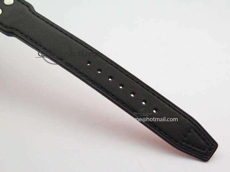 WaterResistant Big Pilot Real PR IW500912 ZF Best Edition Black Dial On Black Leather Strap A 7287
