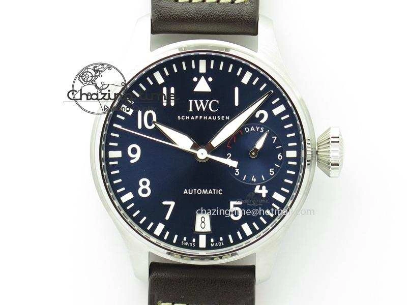 Chic Big Pilot Real PR IW500916 2016 “Le Petit Prince” ZF Best Edition On Brown Leather Strap A 7292