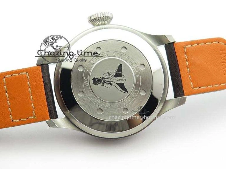 Chic Big Pilot Real PR IW500916 2016 “Le Petit Prince” ZF Best Edition On Brown Leather Strap A 7292