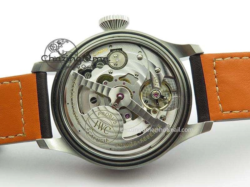 Chic Big Pilot Real PR IW500916 2016 “Le Petit Prince” ZF Best Edition On Brown Leather Strap A 7292