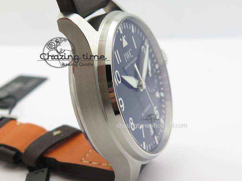 Chic Big Pilot Real PR IW500916 2016 “Le Petit Prince” ZF Best Edition On Brown Leather Strap A 7292