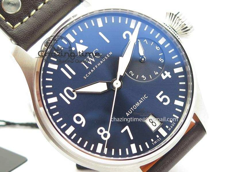 Chic Big Pilot Real PR IW500916 2016 “Le Petit Prince” ZF Best Edition On Brown Leather Strap A 7292